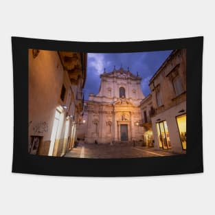 Church Santa Irene in Lecce, Italy Tapestry