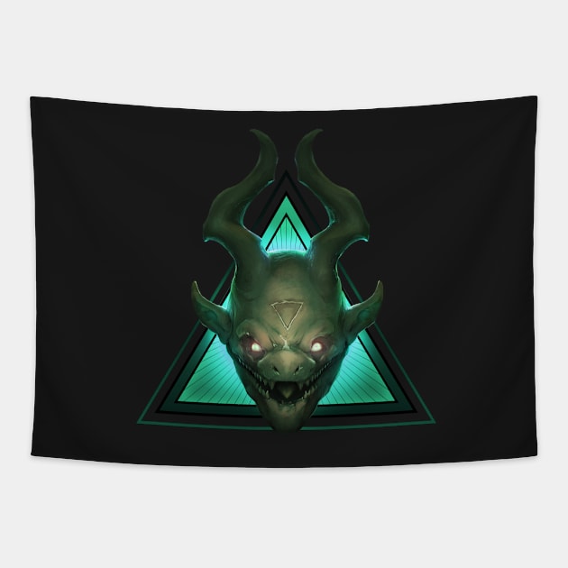 MINION (TEAL) Tapestry by Hieronymus7Z