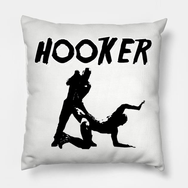 TAWF "Hooker" Pillow by Podbros Network