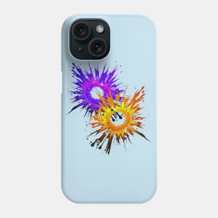 Abstract Colourful Reaction, Explosion Of Colour Phone Case