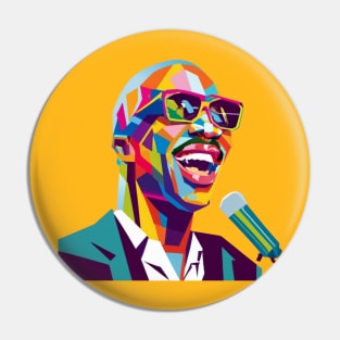 Stevie Wonder WPAP Limit Color Pin