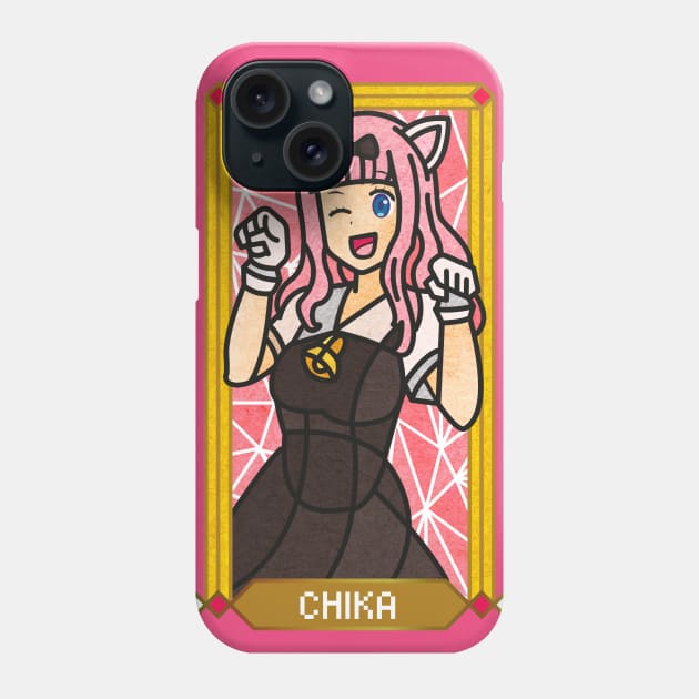 Chika Fujiwara (Neko) Phone Case by vizcan