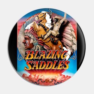 Blazing Saddles Pin