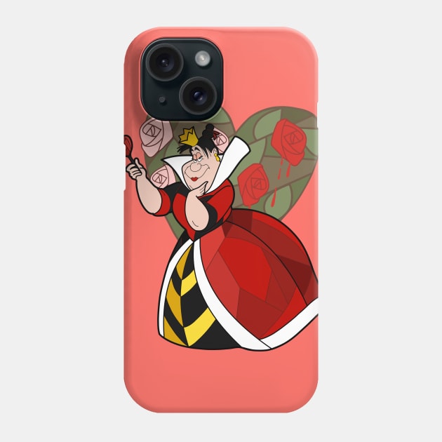 Queen of Hearts Phone Case by Ginny Heart Lab