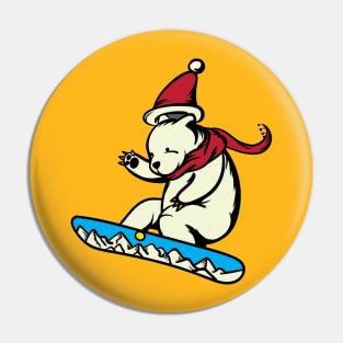 Polar Snowboard Pin