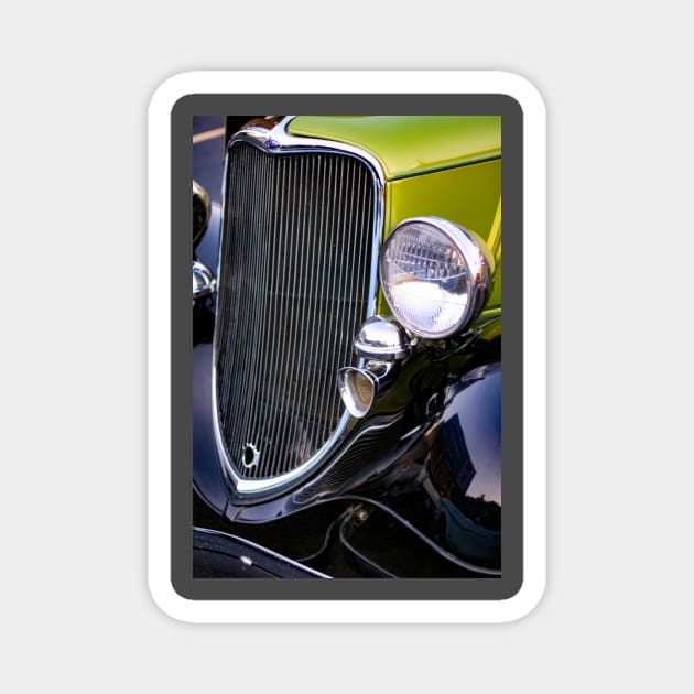 Antique Car Grill Magnet by Rob Johnson Photography