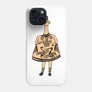 Bell idol from ancient Greece - timeless abstraction Phone Case