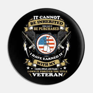 It Cannot Be Inherited nor can it be purchased i have earned it with my slow.. Pin