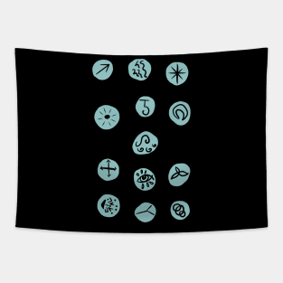 witch runes Tapestry