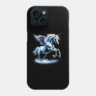 Magical flying unicorn Phone Case