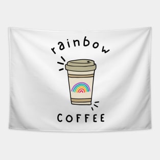 rainbow coffee 2 Tapestry