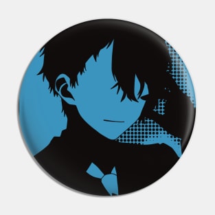 Oshi no Ko or My Star All Anime MC : Aquamarine Hoshino in Awesome Minimalist Vintage Pop Art Design Pin