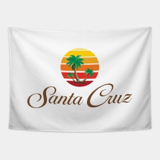 Surf City Santa Cruz California Logo Pack Sticker 3 Surfboards Lite Tapestry