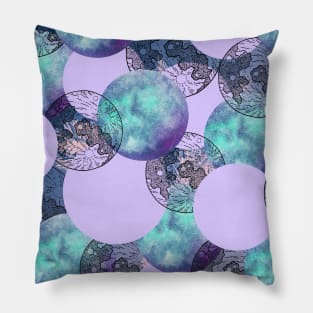 Universe in another Way (purple) Pillow