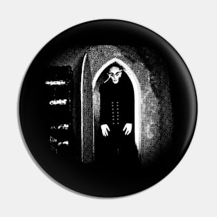 Nosferatu Vampire in Doorway Pin