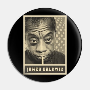 brown cream James Baldwin (63) shirt Pin