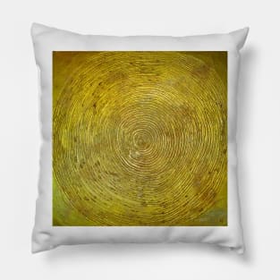 gold spiral Pillow