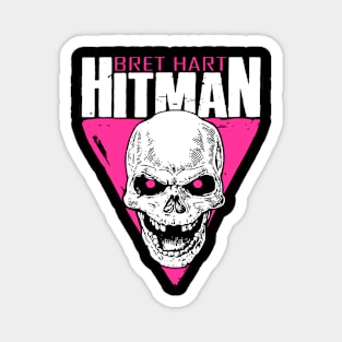 Bret Hart Skulls Magnet