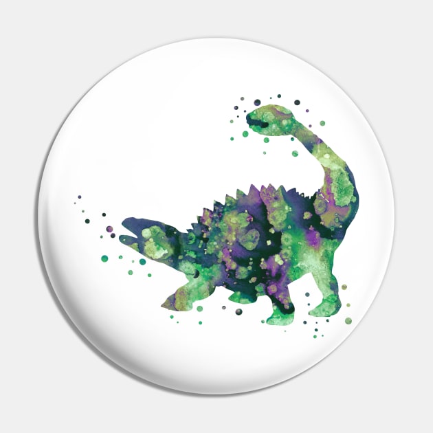 Ankylosaurus Pin by RosaliArt