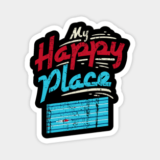 My Happy Place Swimming Pool - Swim Team Swimmer Gift Magnet