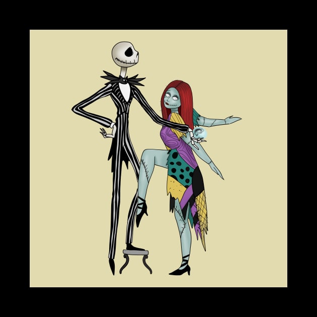 The Nightmare Before Christmas x Fleetwood Mac by Hiro Fiction