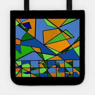 Stained Glass Pattern Art Tote