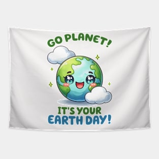 Go Planet It's Your Earth Day Tapestry