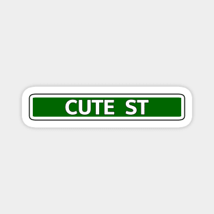 Cute Street Street Sign Magnet