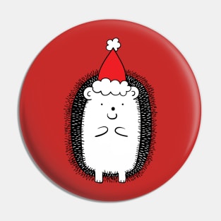 Christmas hedgehog Pin