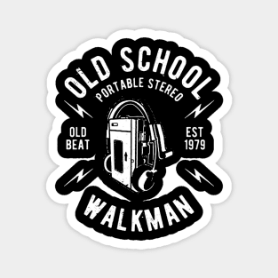 Old School Walk Man Magnet