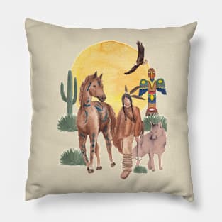 Native American Spiritual Pillow