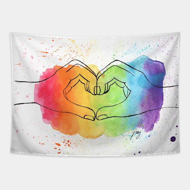 Love is Love Tapestry by Akbaly