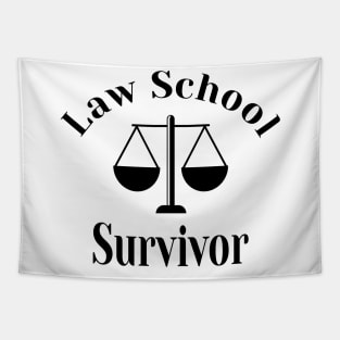 Law School Survivor Student Lawyer University Exam Tapestry