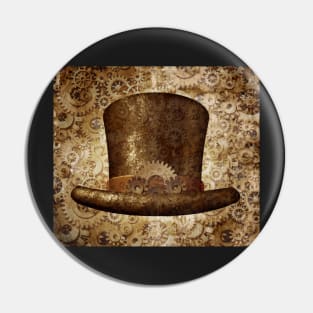 Steam Punk Top Hat Pin