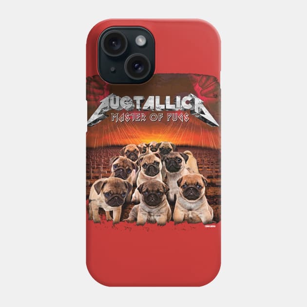 Pugtallica Phone Case by darklordpug