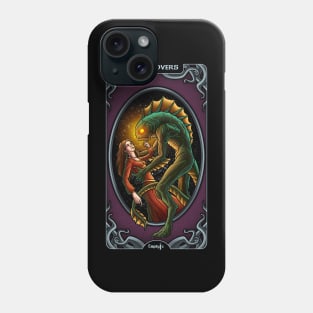 Lovecraft Tarot The Lovers Phone Case