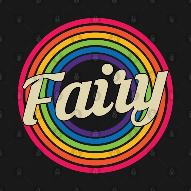 Fairy - Retro Rainbow Style by MaydenArt