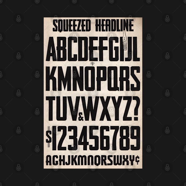 Squeezed Type Vintage Lettering by chilangopride