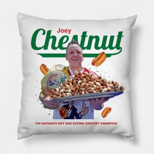 Joey Chestnut Pillow