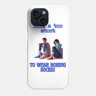 Mental Health Awareness - Boring socks! Phone Case