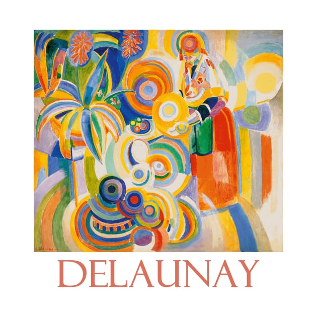 Tall Portuguese Woman (1916) by Robert Delaunay by Naves