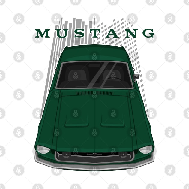 Ford Mustang Fastback 1968 - Dark Green by V8social