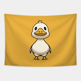 Cute Happy Duck Tapestry