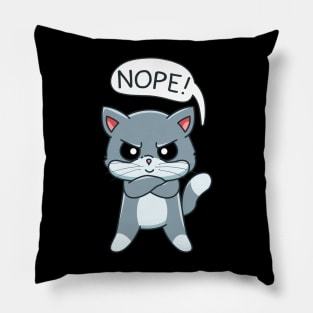 Little cat offended Pillow