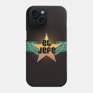 El Jefe Winged Star Green and Yellow Phone Case