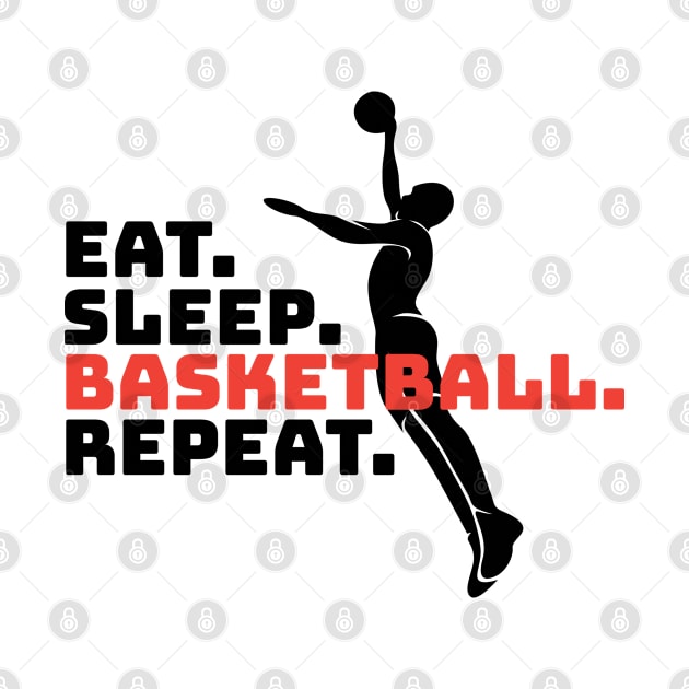 EAT SLEEP BASKETBALL REPEAT by s4rt4