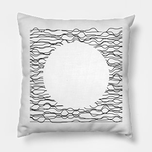 sun geometric waves design Pillow