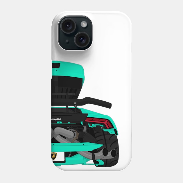 HURACAN TURQUOISE Phone Case by VENZ0LIC