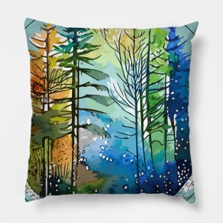 May the Forest Be With You Pillow