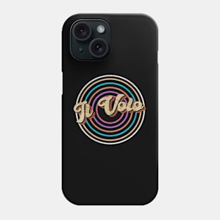 vintage circle line color Il Volo Phone Case